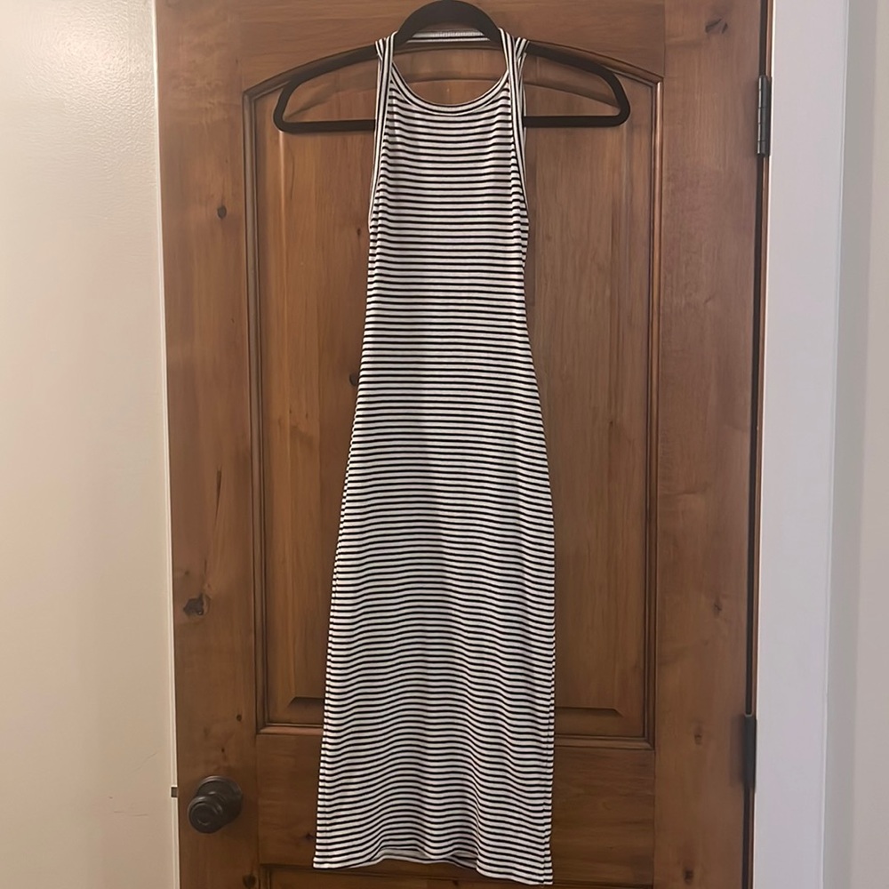 Urban outfitters brand silence + noise backless tightly woven ribbed dress